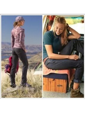 Athleta Frontier Straight Leg Jeans Black - Size 8